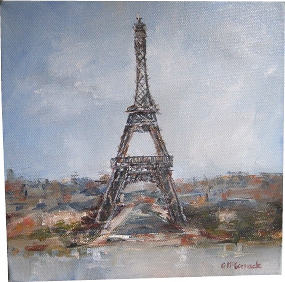 The Eiffel Tower Original painting